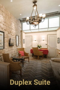 Dupplex room menu chambre 2